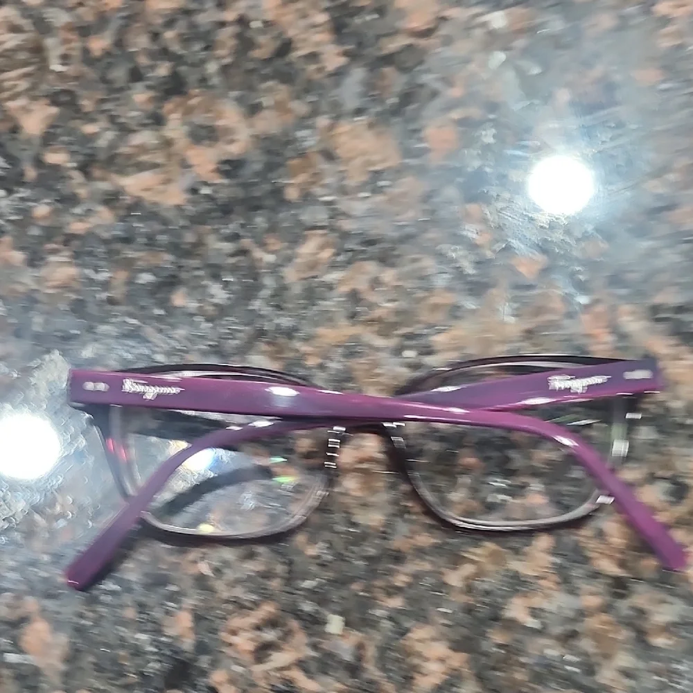 Salvatore Ferragamo Women's Glasses in Vibrant Purple. With Case - Picture 5 of 6